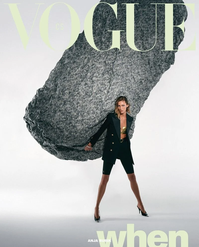 Anja Rubik Is Super Taus in Vogue Czech by Marcin Kempski — Anne